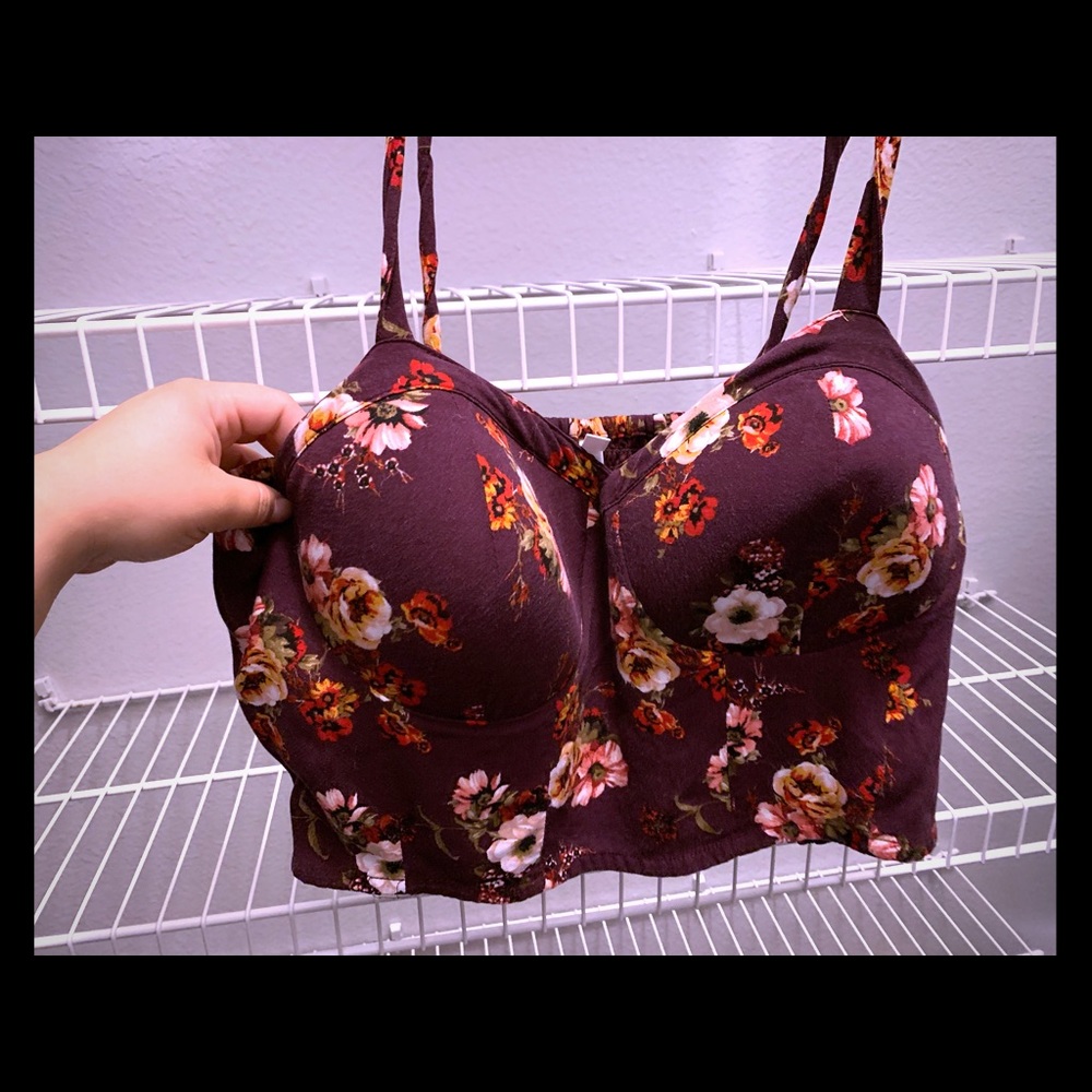 Beautiful Maroon Crop top!